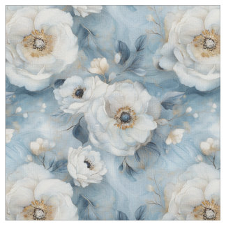Pastel Peonies Fabric Tyg
