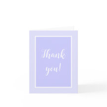 Pastel Periwinkle Lila Tackkort