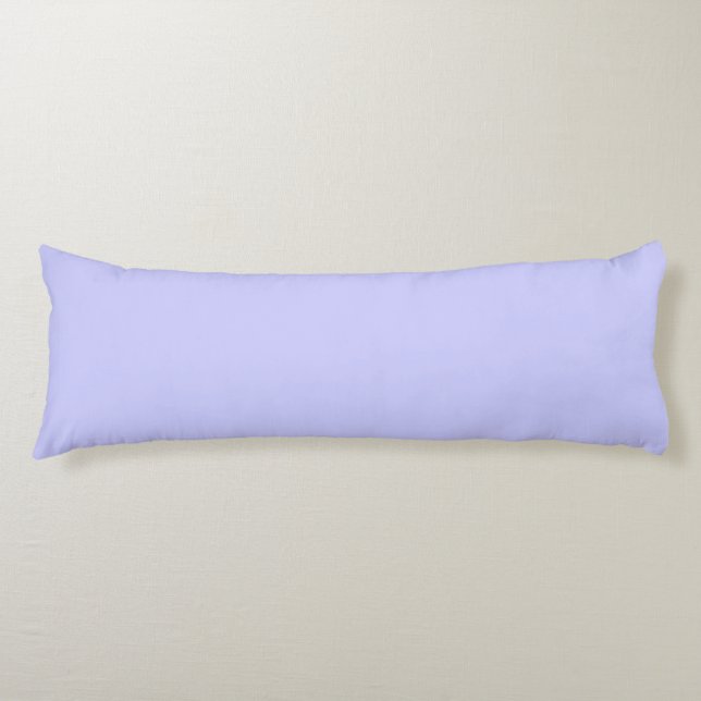 Pastel Periwinkle Solid Färg | Klassisk | ELEGANT Kroppskudde (Framsidan)