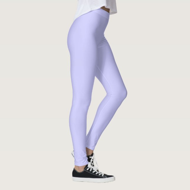 Pastel Periwinkle Solid Färg | Klassisk | ELEGANT Leggings (Höger)