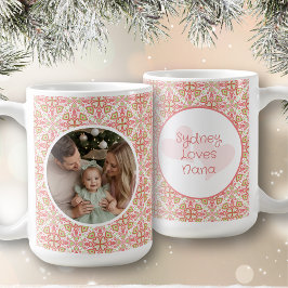 Pastel Personalized Photo Mug With Message Kaffemugg