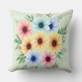 Pastel Petals Dekorativ kudde