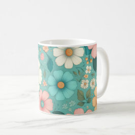 Pastel Petals Kaffemugg