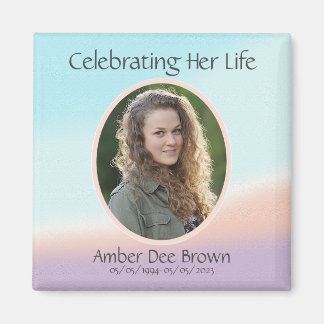 Pastel Photo Life Firande Magnet