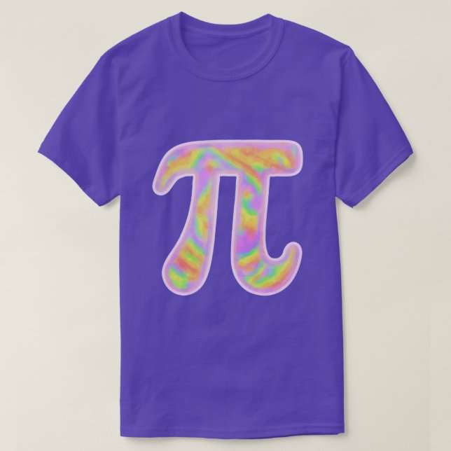 Pastel Pi Dye Tee Shirt (Design framsida)