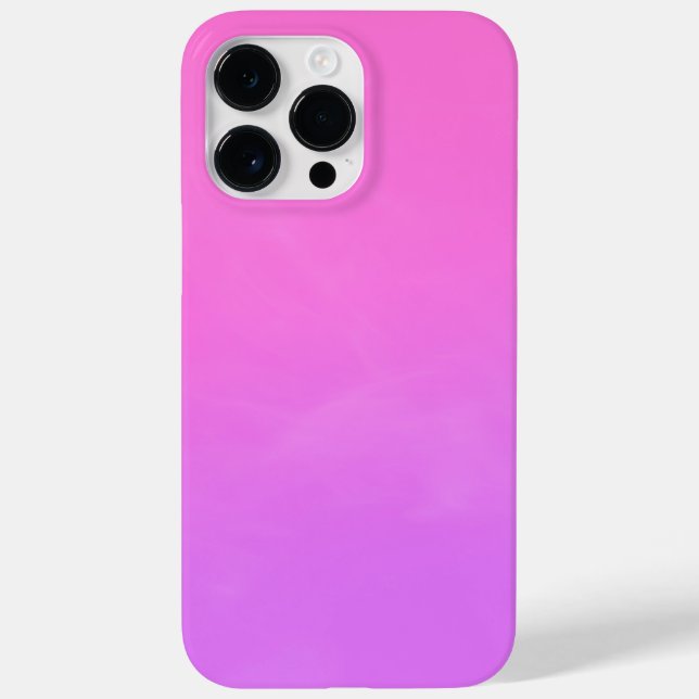 Pastel Pink and Purple Gradient Ombre iPhone Case (Baksida)