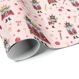 Pastel Pink Nutcracker's Mouse King Presentpapper