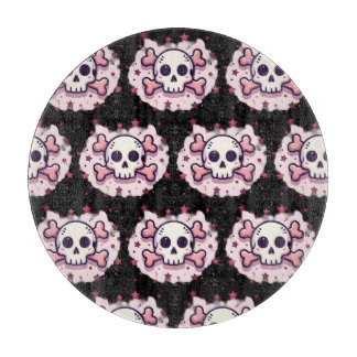 Pastel Pink Skull and Crossbones