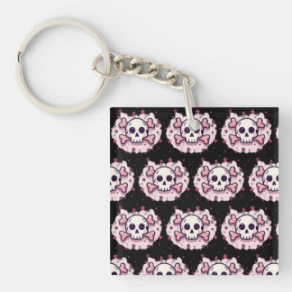 Pastel Pink Skull and Crossbones