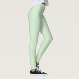 Pastel Pistachio Solid Färg | Klassisk | ELEGANT Leggings