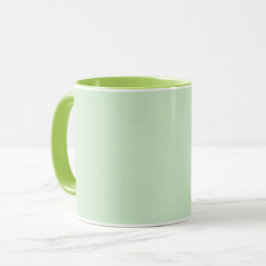 Pastel Pistachio Solid Färg | Klassisk | ELEGANT Mugg