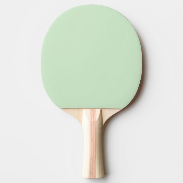 Pastel Pistachio Solid Färg | Klassisk | ELEGANT Pingisracket (Framsidan)