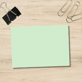 Pastel Pistachio Solid Färg | Klassisk | ELEGANT Post-it Block