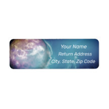 Pastel Planet Personalize Adress