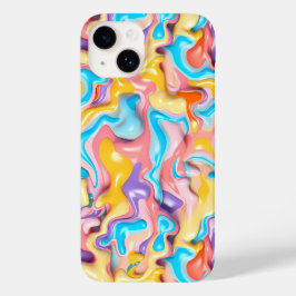 Pastel Plastic Fluid Abstrakt