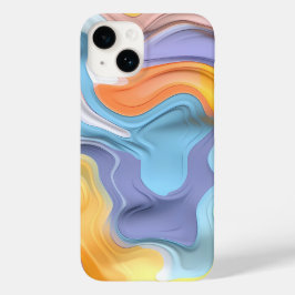 Pastel Plastic Fluid Abstrakt