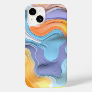 Pastel Plastic Fluid Abstrakt