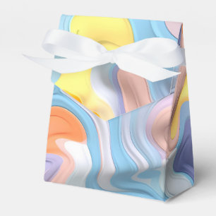 Pastel Plastic Fluid Abstrakt Presentaskar
