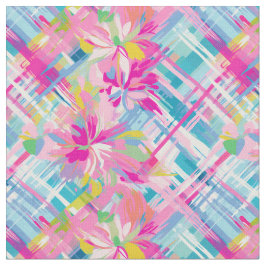 Pastel Play-Blommar Tyg