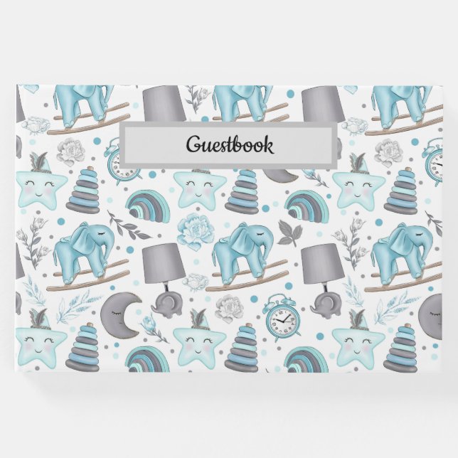 PASTEL POJKE BLUE ITEMS LEKSAK GÄSTBÖCKER (Framsida)