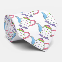 Pastel Polka Dot Tekanna Tea Pot Drinking Party Ti Slips