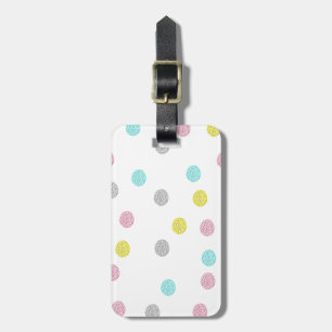 Pastel Polka dots Bagagebricka