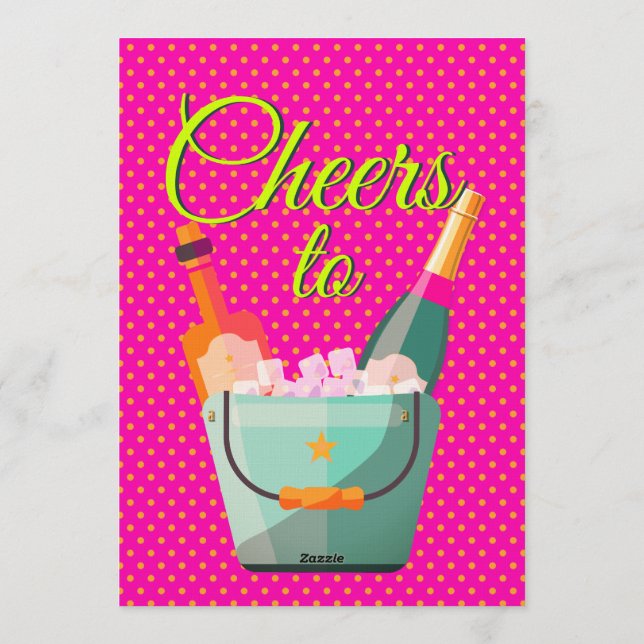 Pastel Polka Dots Birthday Party Inbjudningar (Baksida)