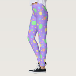 Pastel Polka dots Leggings