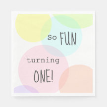 Pastel Polka dots Roligt ska vara en första födels