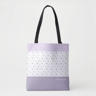 Pastel Polka dots Tote Bag Tygkasse