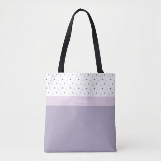 Pastel Polka dots Tote Bag Tygkasse