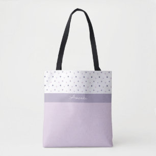 Pastel Polka dots Tote Bag Tygkasse