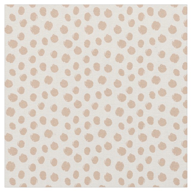 Pastel polka dots tyg (Närbild)