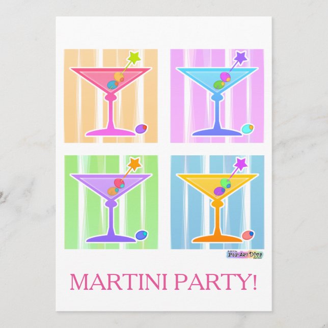 PASTEL POP ART MARTINIS (Framsida)