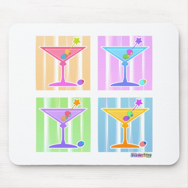 PASTEL POP ART MARTINIS MUSMATTA (Framsidan)