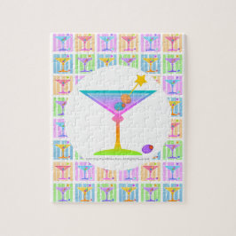 PASTEL POP ART MARTINIS PUSSEL