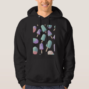Pastel Popsicle Ice Cream Sommar Mode Hoodie