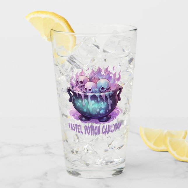 Pastel Potion Cauldron Glaskopp (Framsida Ice)