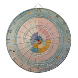 Pastel Prism: Rainbow Färg Hjul Darttavla