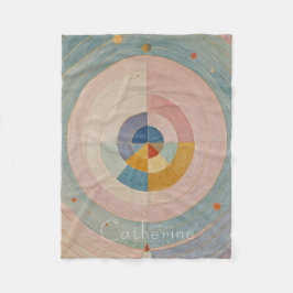 Pastel Prism: Rainbow Färg Hjul Fleecefilt