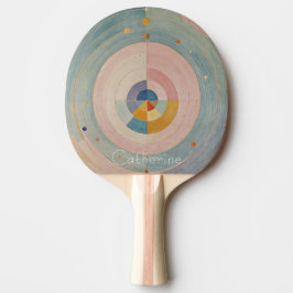 Pastel Prism: Rainbow Färg Hjul Pingisracket