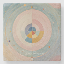 Pastel Prism: Rainbow Färg Hjul Stenunderlägg