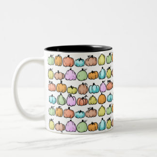 Pastel pumpkin mugg