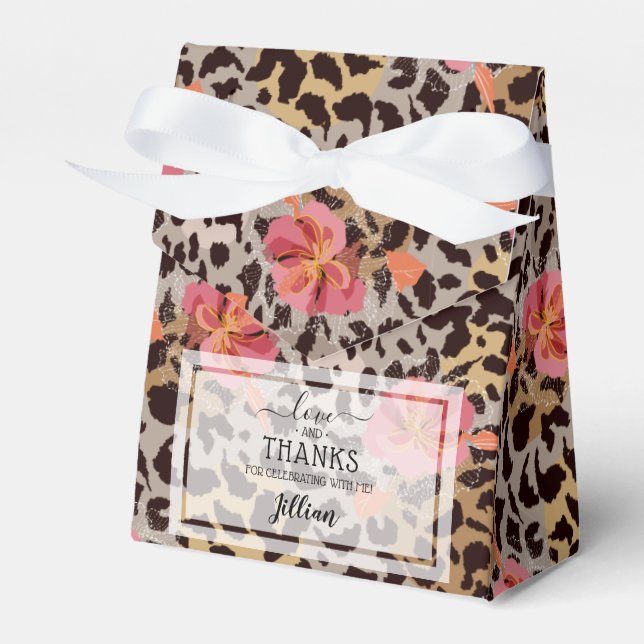 Pastel Pumpkins Blue Boy Shower Favoritbox Presentaskar (Framsidan Sidan)