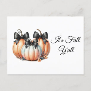 Pastel Pumpkins... Helg Vykort