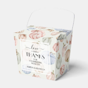 Pastel Pumpkins Neutralt Baby Shower Presentaskar