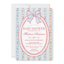 Pastel Purple Vintage Fancy Floral Baby Shower