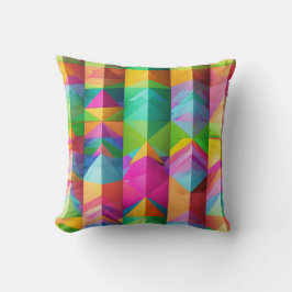 Pastel Pyramids Helig Geometry Harmony Kudde