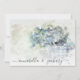 *~* Pastel QR AR26 Flowers PHOTO OSA BRÖLLOP  Inbjudningar