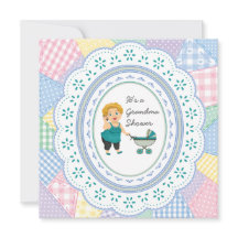 Pastel Quilt Grandma Baby Shower